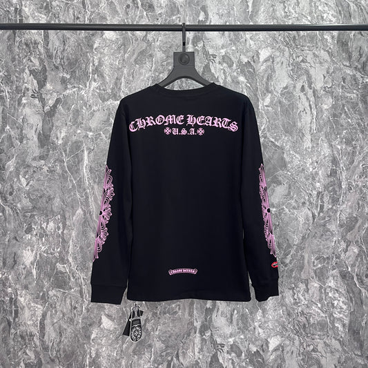Chrome Hearts Men's Long-Sleeve T-shirt Sweatshirt K8019
