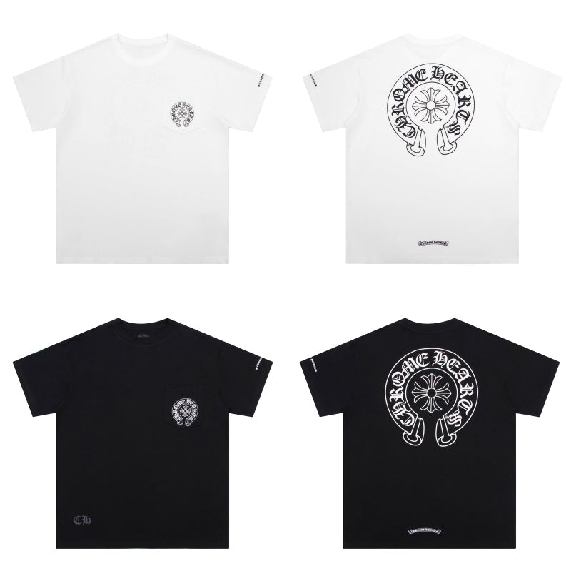 Chrome Hearts Horse Shoe Logo Pocket T-Shirt K6013 – chgothic