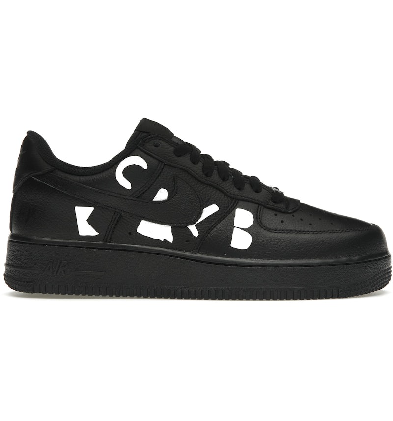 BLACK Comme des Gar?¡ìons x Nike Air Force 1 Low Retro 'Black' (IB9949-001)