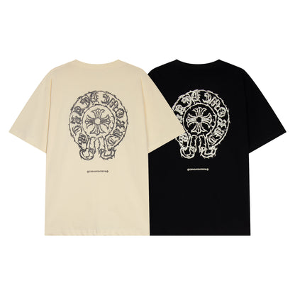 T-shirt Chrome Hearts Sanskrit Horseshoe Cross TB36