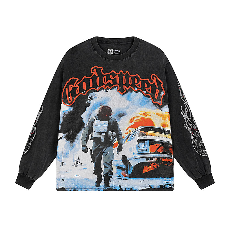Sweatshirt Godspeed 1098