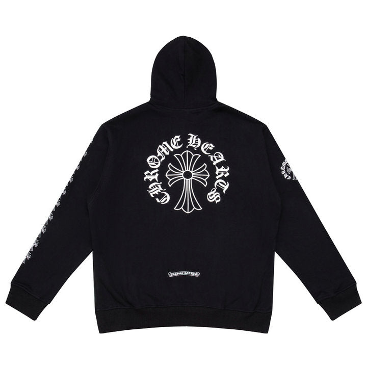 Chrome Hearts sweat à capuche zippé K5007