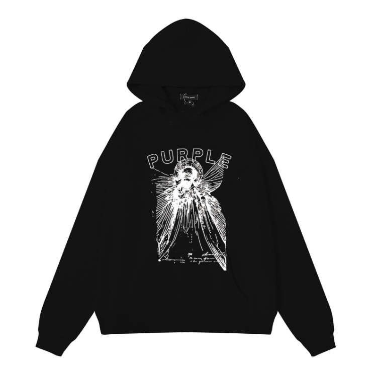 Nouveau sweat à capuche violet 990