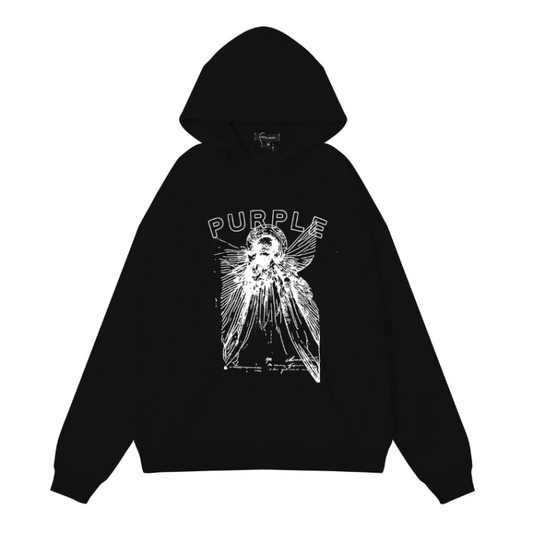 Nouveau sweat à capuche violet 990