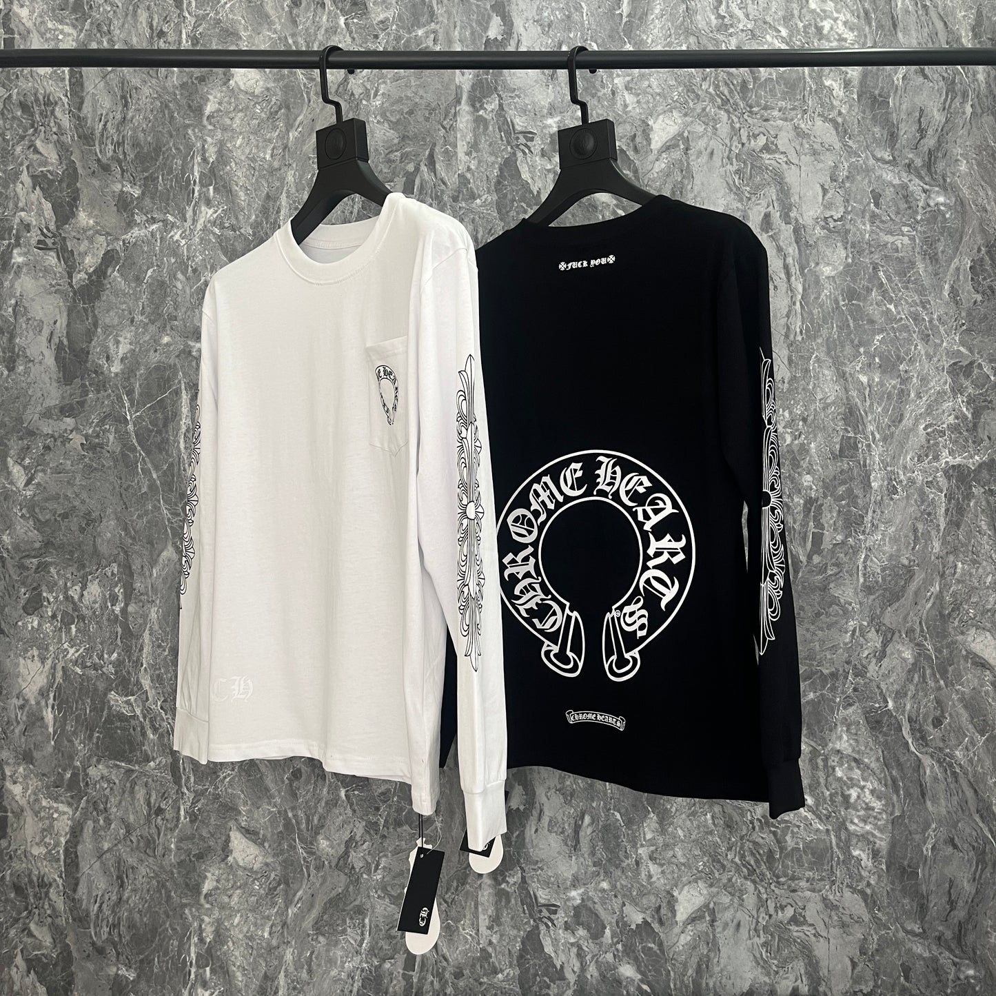Chrome Hearts Men's Long-Sleeve T-shirt Sweatshirt K9019