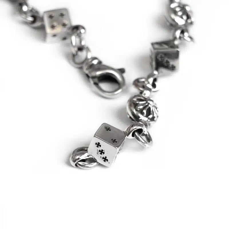 Bracelet Chrome Hearts DÉS ET BOULE CROISÉE -4