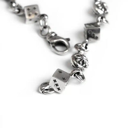 Bracelet Chrome Hearts DÉS ET BOULE CROISÉE -4