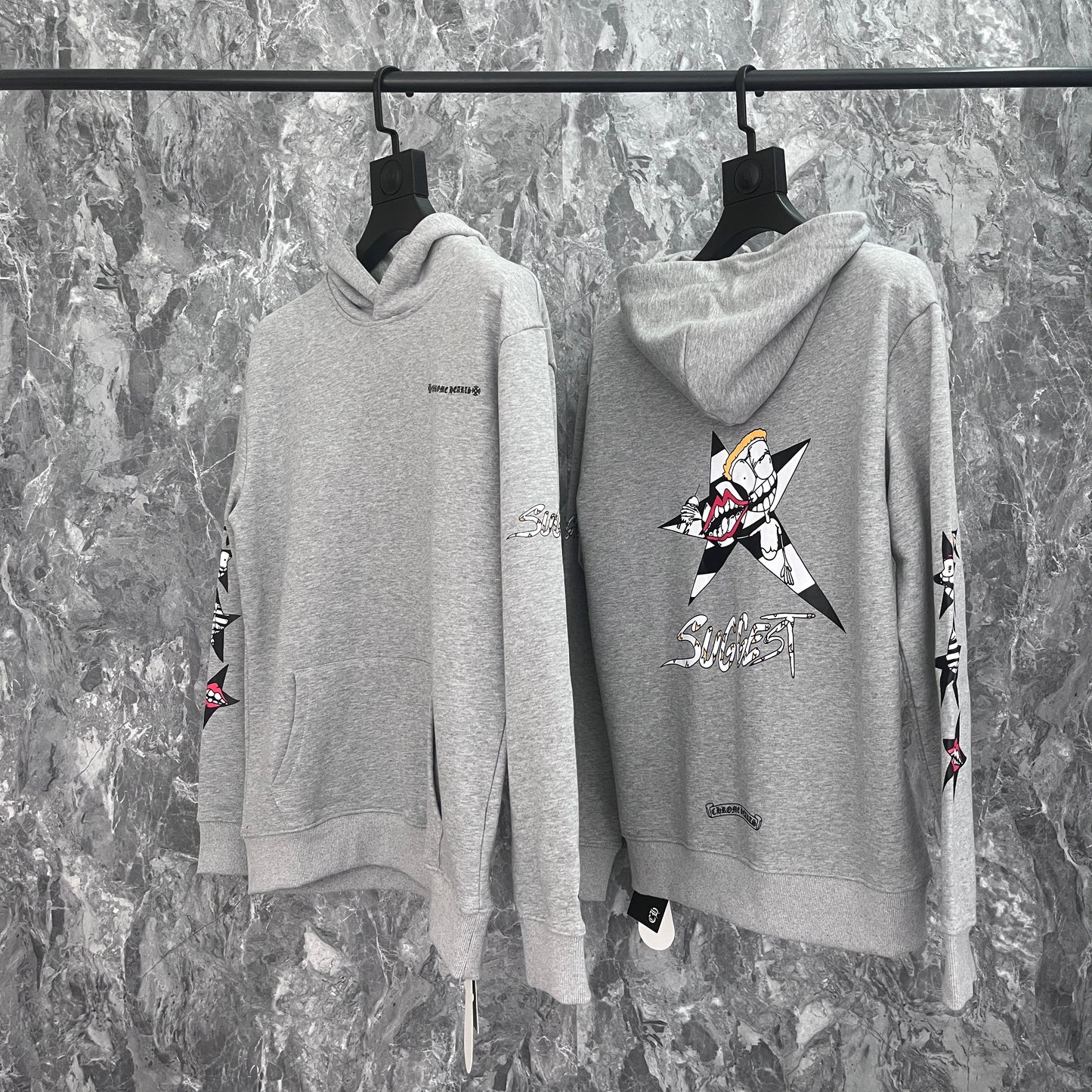 Sweat à capuche Chrome Hearts K7037