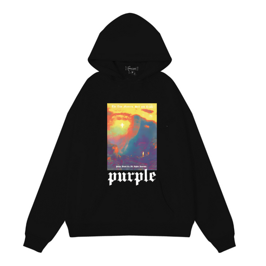Nouveau sweat à capuche violet 991