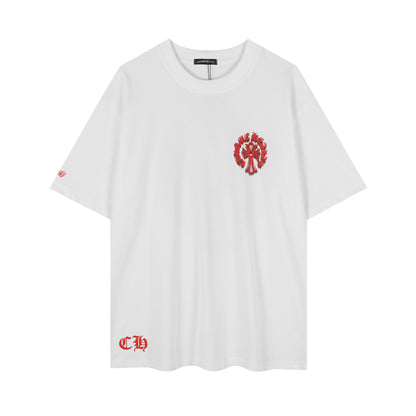 T-shirt délavé vintage Chrome Hearts Bloody Floral Cross 2627