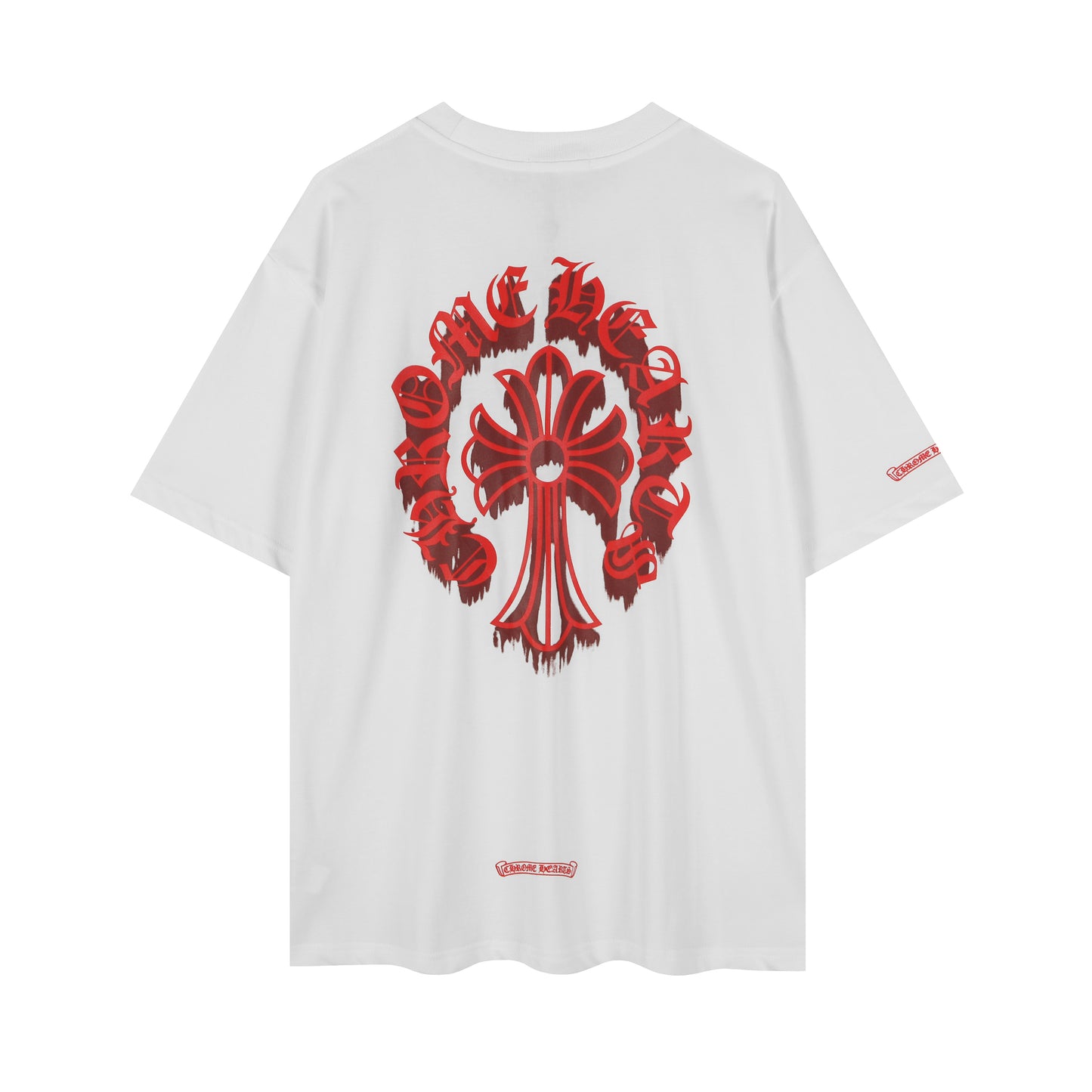 T-shirt délavé vintage Chrome Hearts Bloody Floral Cross 2627