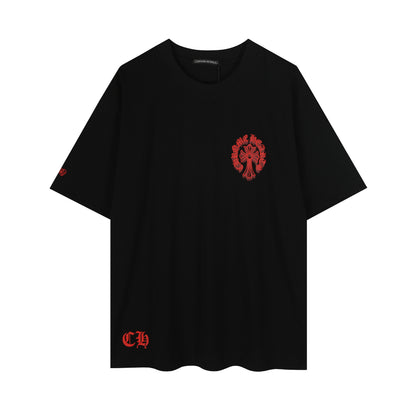 T-shirt délavé vintage Chrome Hearts Bloody Floral Cross 2627