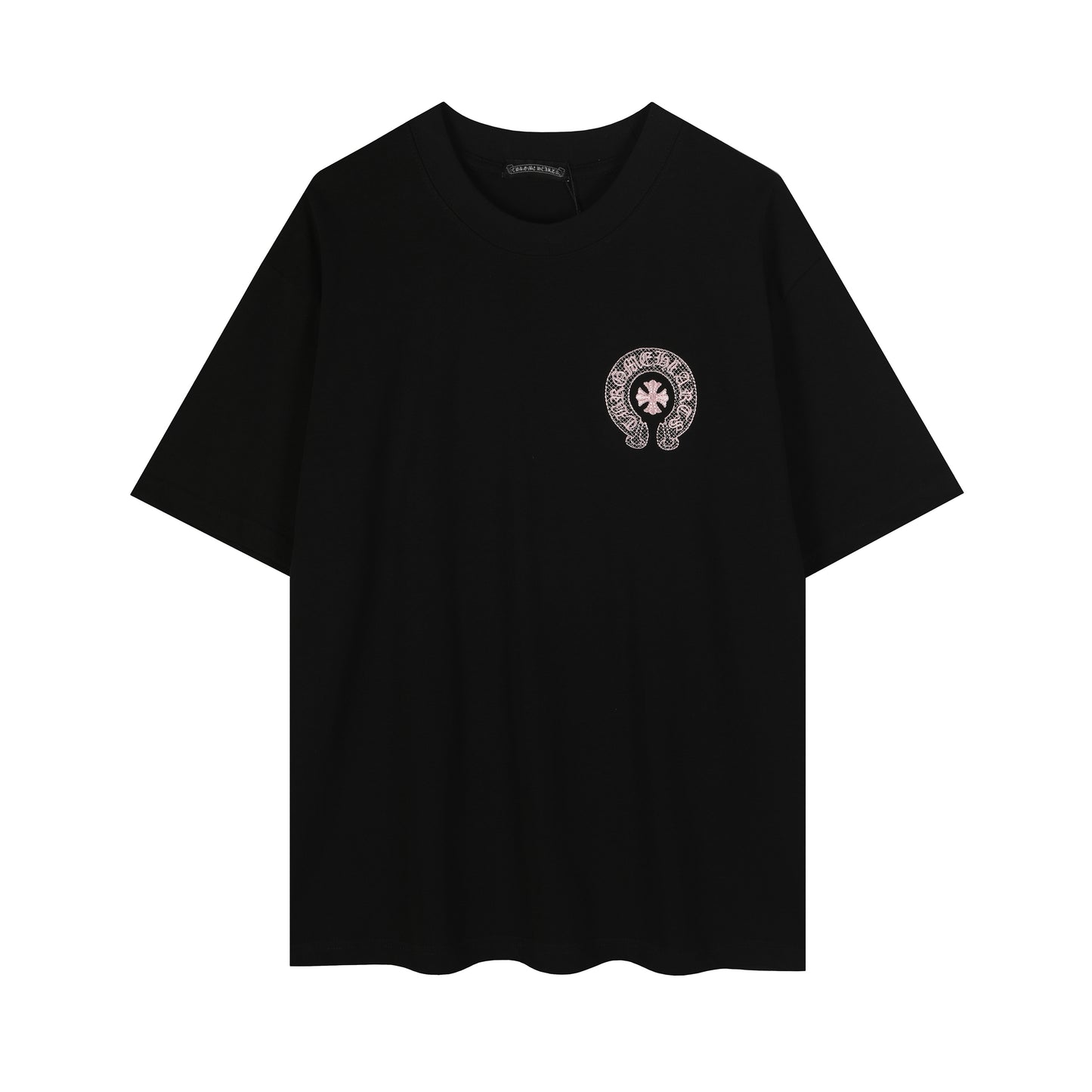 T-shirt brodé Chrome Hearts Classic Horseshoe Logo TB32