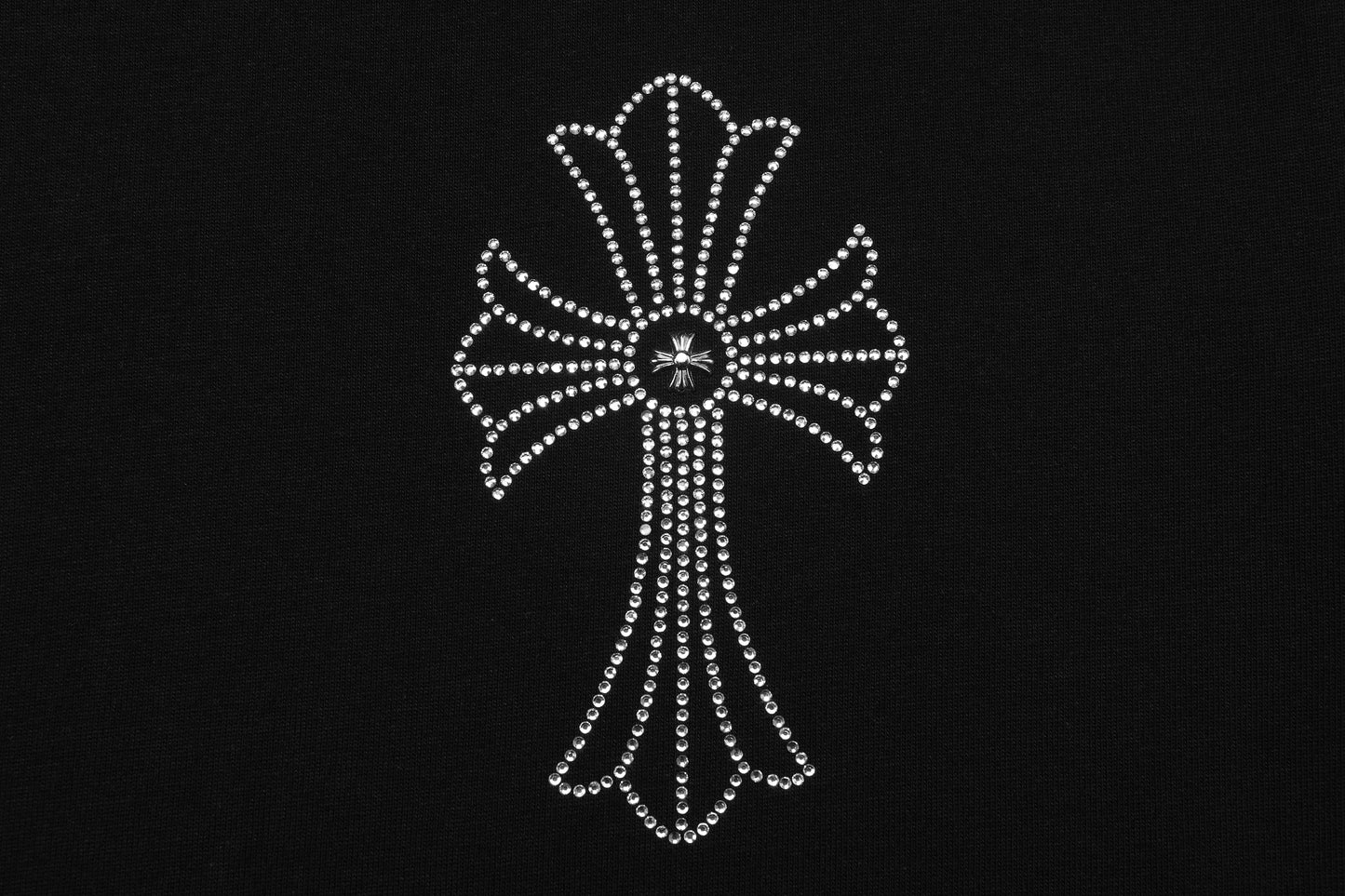 T-shirt Col Rond Chrome Hearts Firework Strass 2623