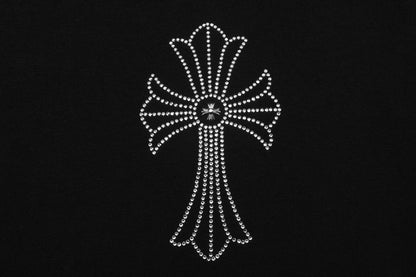 T-shirt Col Rond Chrome Hearts Firework Strass 2623