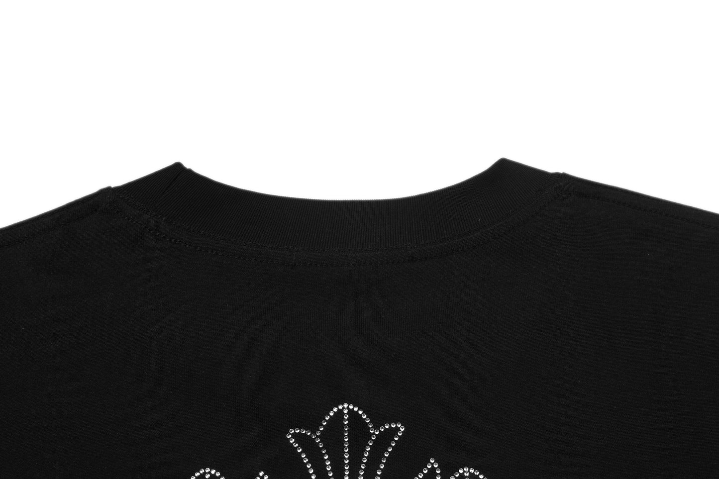 T-shirt Col Rond Chrome Hearts Firework Strass 2623