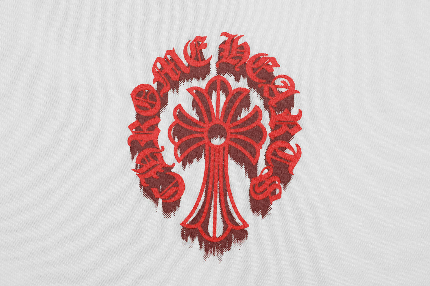T-shirt délavé vintage Chrome Hearts Bloody Floral Cross 2627