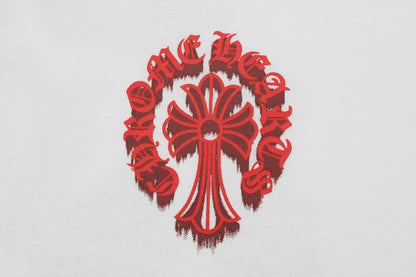 T-shirt délavé vintage Chrome Hearts Bloody Floral Cross 2627