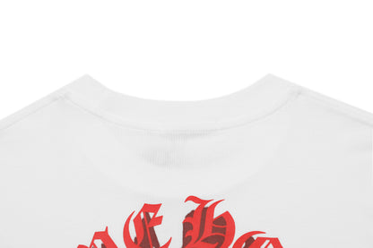 T-shirt délavé vintage Chrome Hearts Bloody Floral Cross 2627