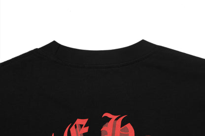 T-shirt délavé vintage Chrome Hearts Bloody Floral Cross 2627