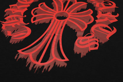 T-shirt délavé vintage Chrome Hearts Bloody Floral Cross 2627