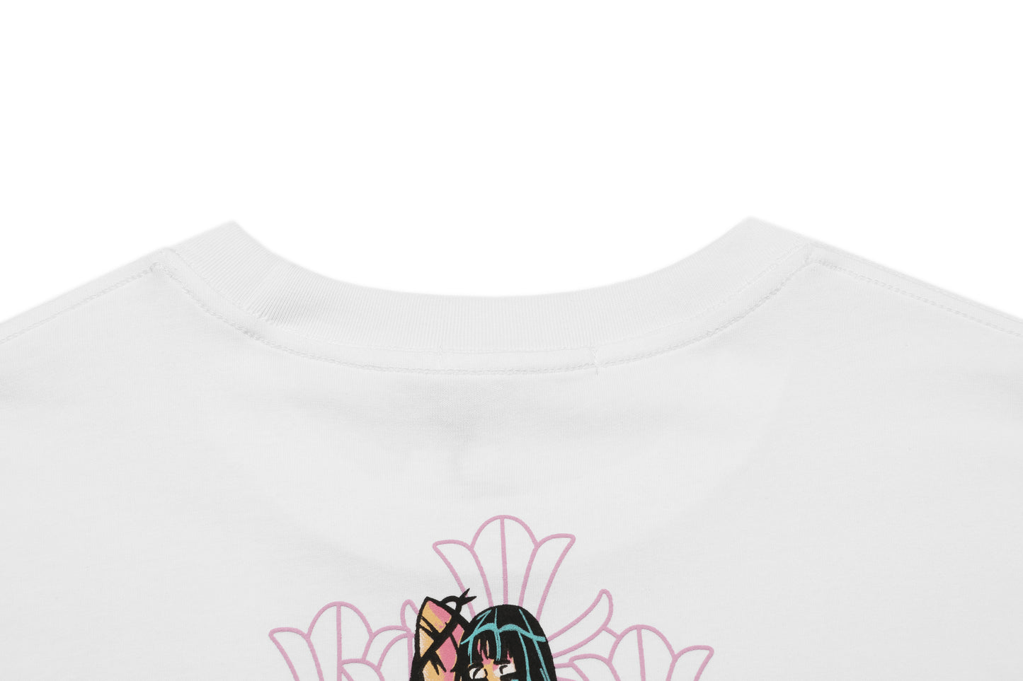 T-shirt fille épines croix florale style Chrome Hearts 2617