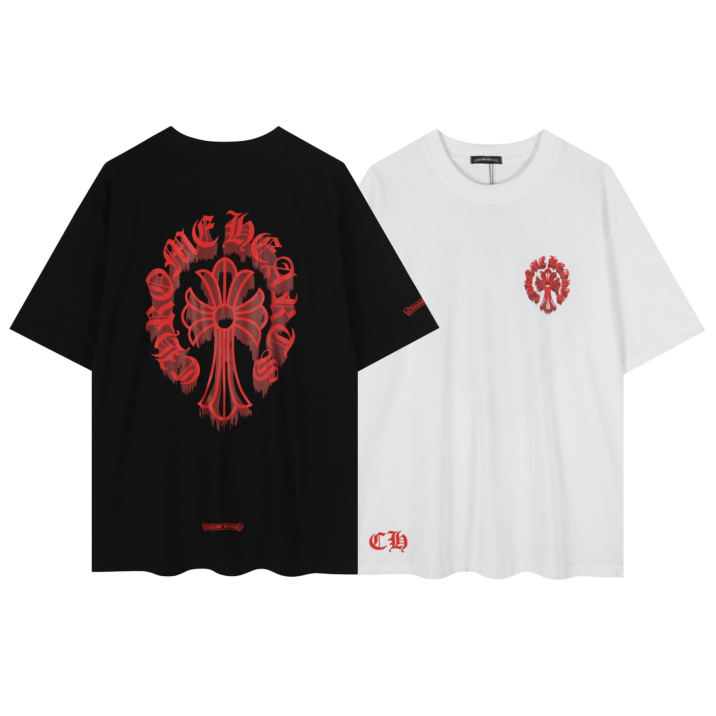 T-shirt délavé vintage Chrome Hearts Bloody Floral Cross 2627