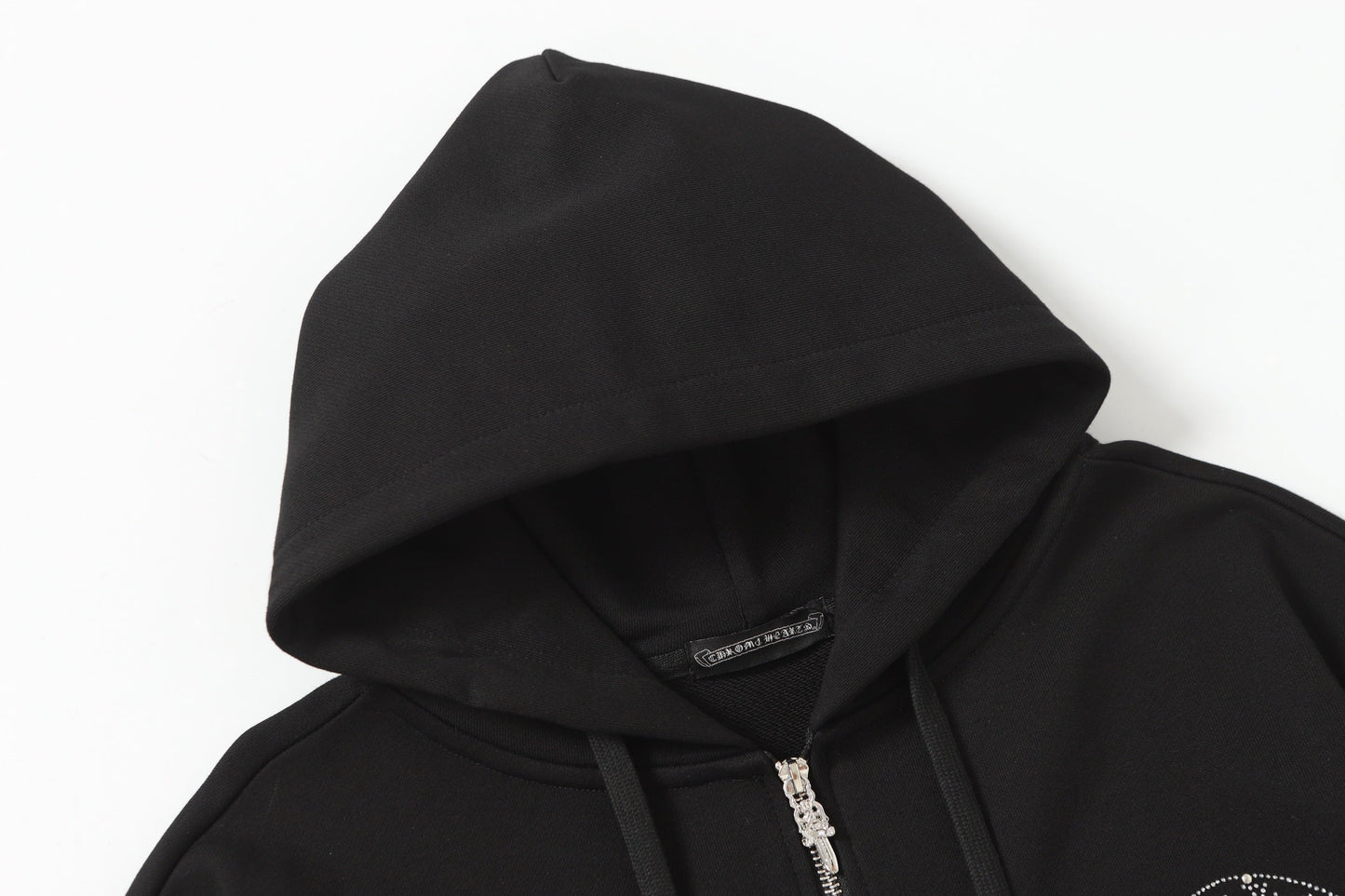 Sweat à capuche Chrome Hearts Coloré Strass - Noir Gothique Street 2608