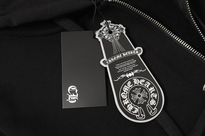 Sweat à capuche Chrome Hearts Coloré Strass - Noir Gothique Street 2608
