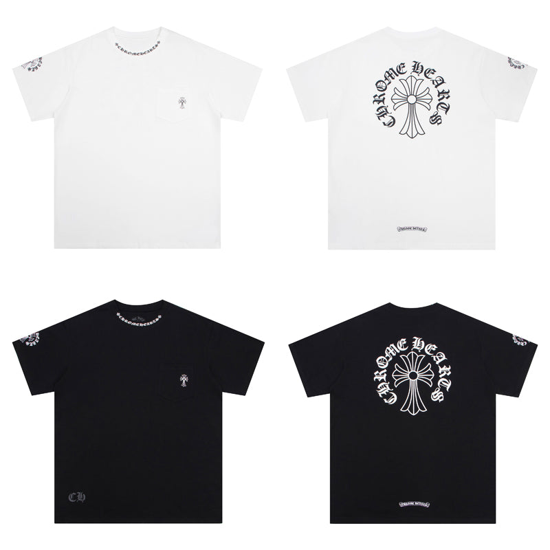 T-shirt Chrome Hearts avec logo sur le col K6022