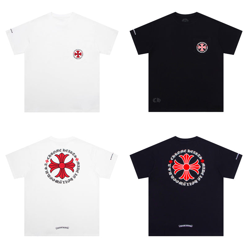 Chrome Hearts T-shirt "Made In Hollywood Plus Cross" K6001