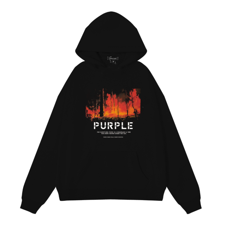 Nouveau sweat à capuche violet 999