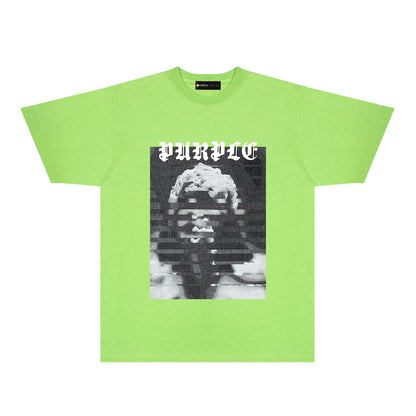 Nouveau T-shirt violet PUR120#