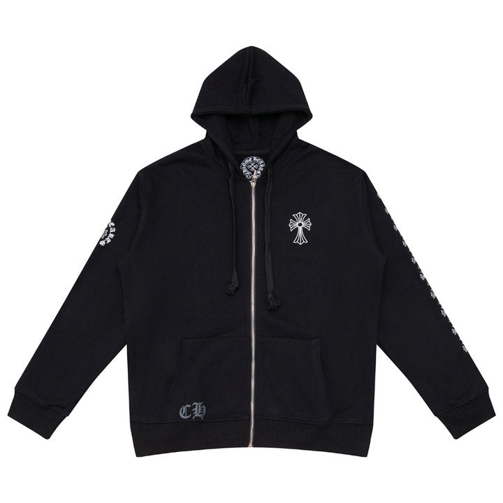 Chrome Hearts sweat à capuche zippé K5007