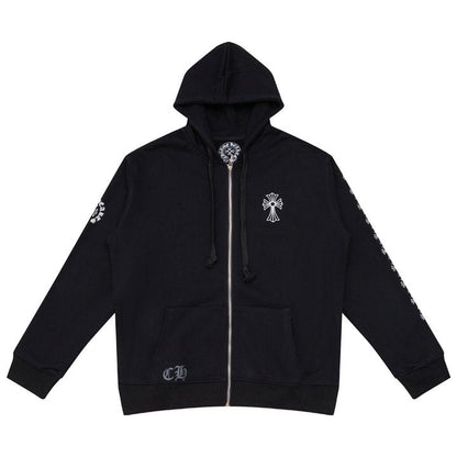 Chrome Hearts sweat à capuche zippé K5007