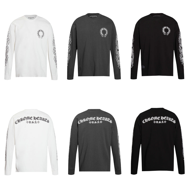 T-shirt manches longues homme Chrome Hearts Sweatshirt K8005