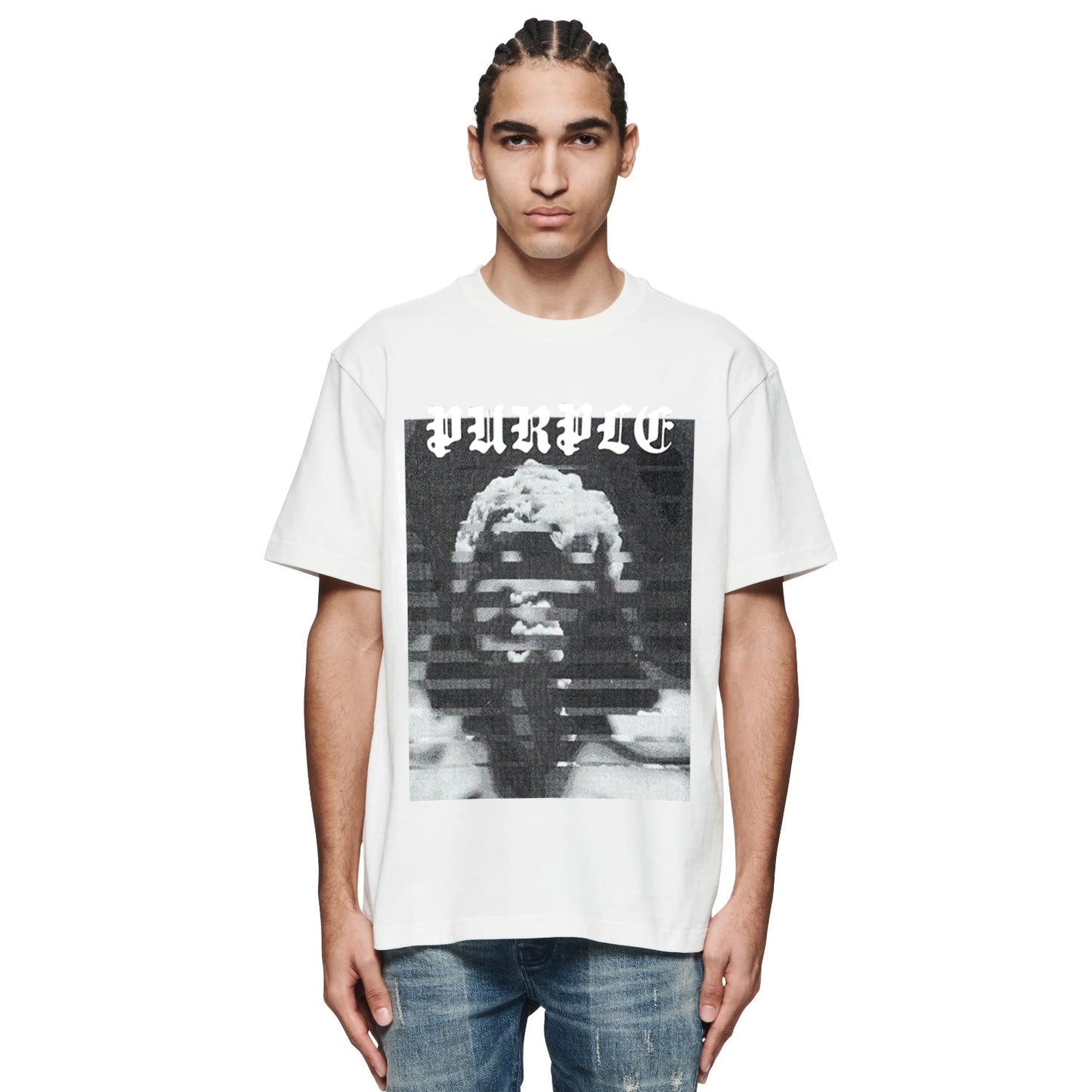 Nouveau T-shirt violet PUR120#