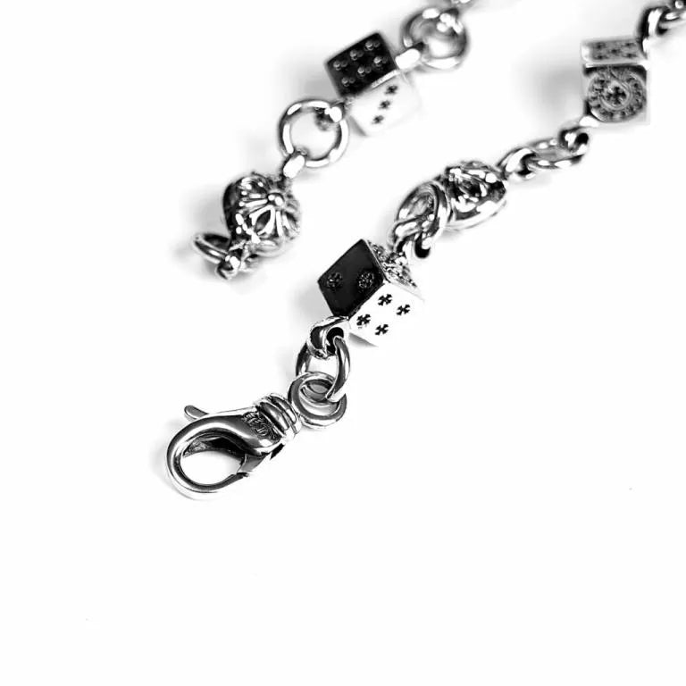 Bracelet Chrome Hearts DÉS ET BOULE CROISÉE -4
