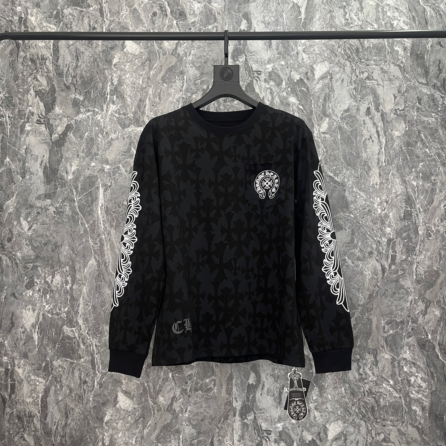 Chrome Hearts Homme T-shirt à manches longues Sweat-shirt K9019