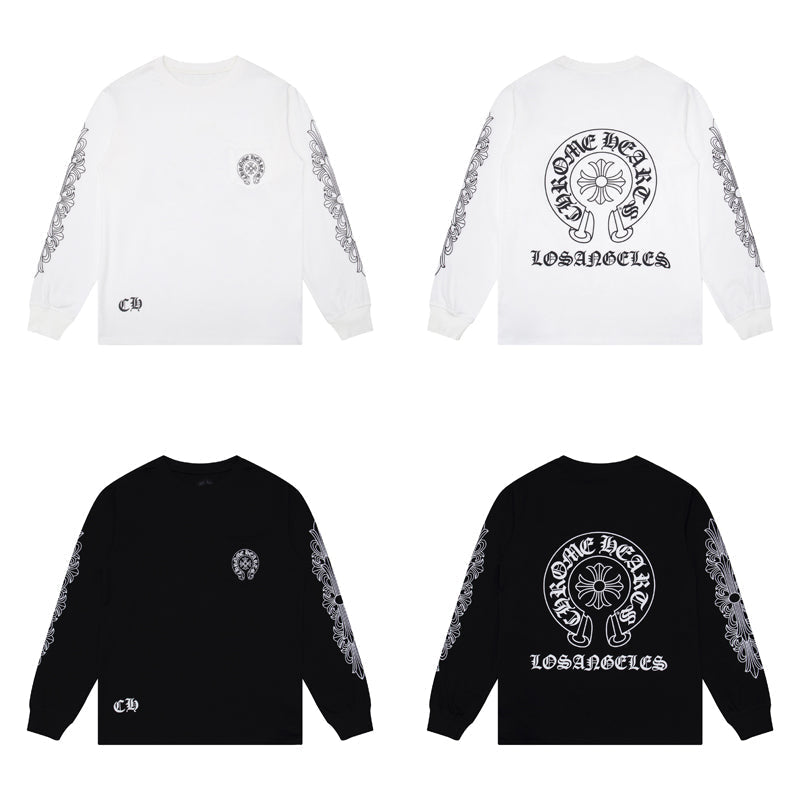 Chrome Hearts Homme T-shirt manches longues Sweatshirt K8008
