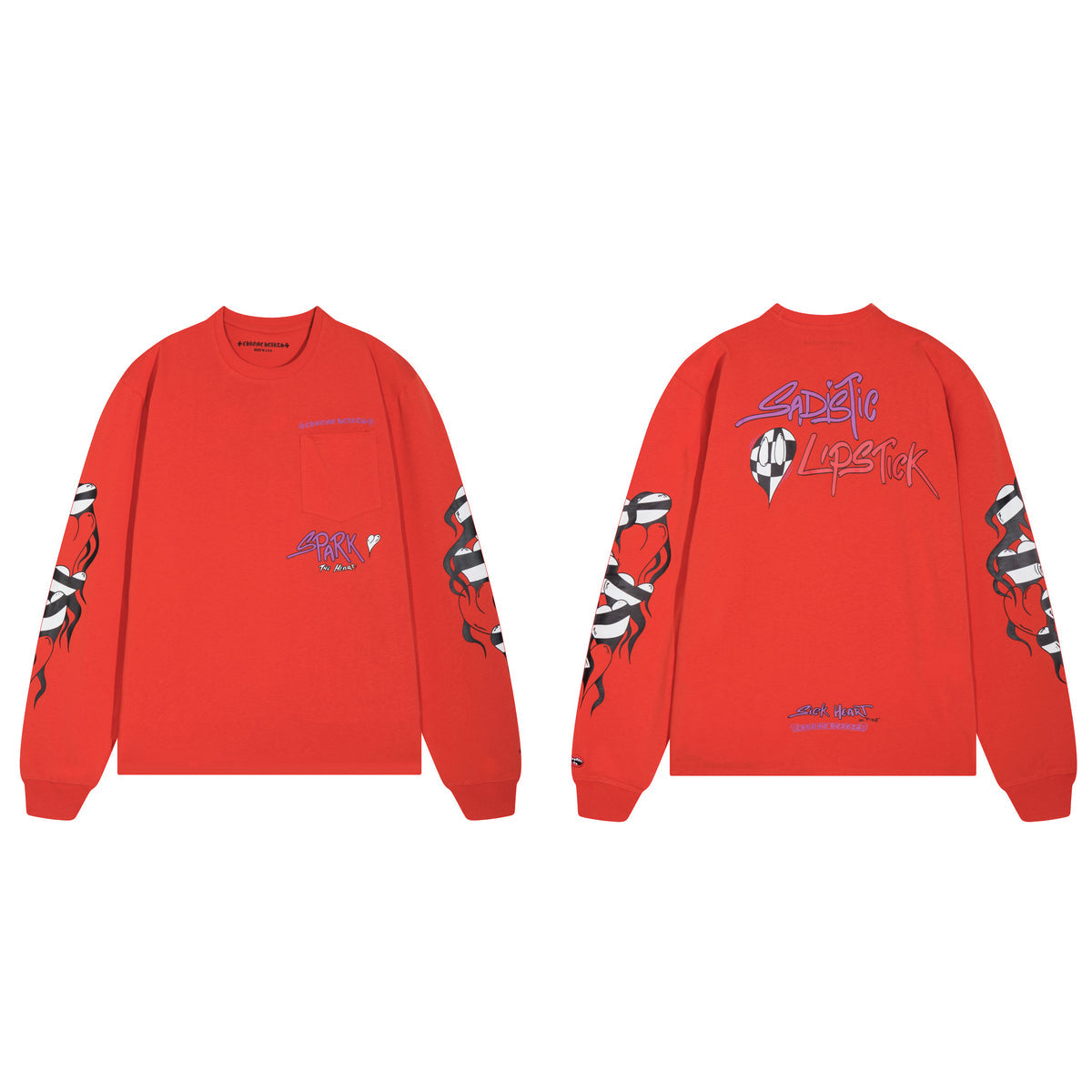 Chrome Hearts Homme Manches Longues T-shirt Sweatshirt K8013