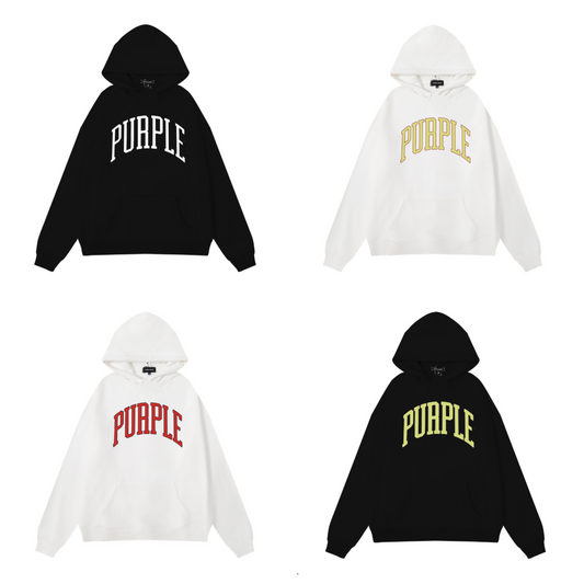 Nouveau sweat à capuche violet 984