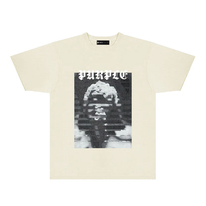 Nouveau T-shirt violet PUR120#