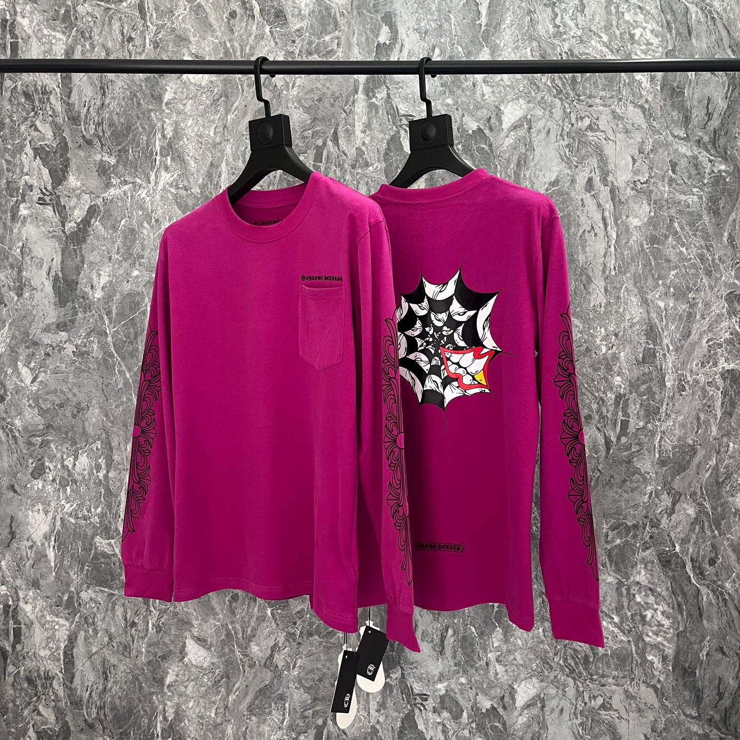 T-shirt Sweatshirt manches longues Chrome Hearts pour Homme K8022