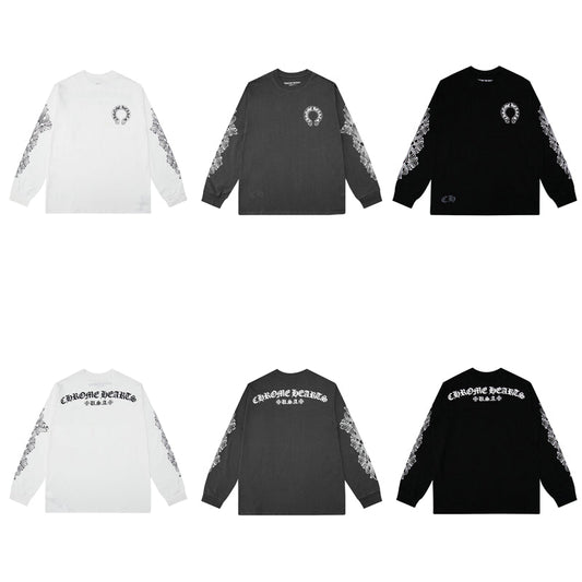 T-shirt manches longues homme Chrome Hearts Sweatshirt K8005