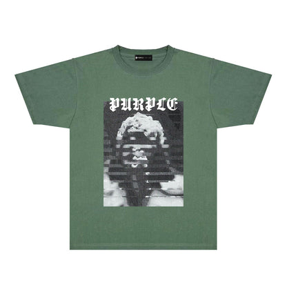Nouveau T-shirt violet PUR120#