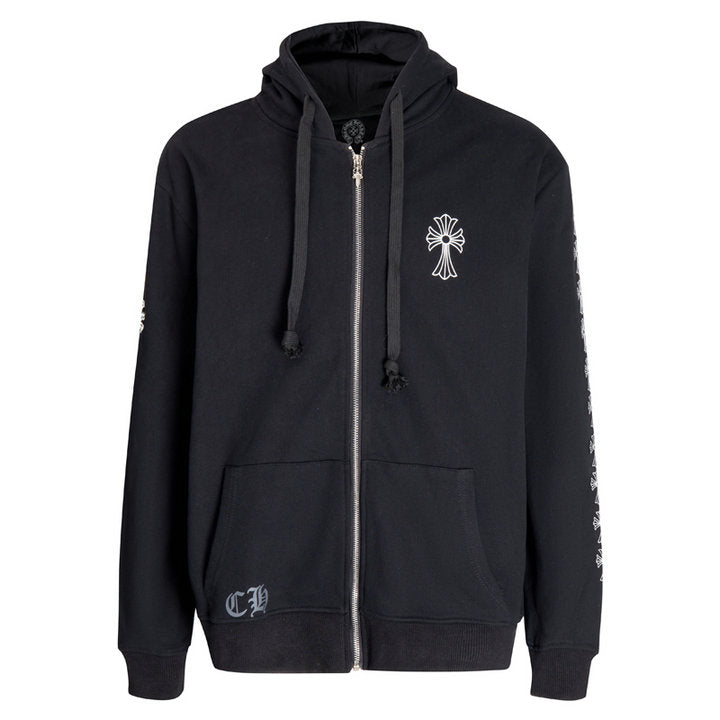 Chrome Hearts sweat à capuche zippé K5007