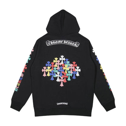 Sweat à capuche zippé Chrome Hearts K5015