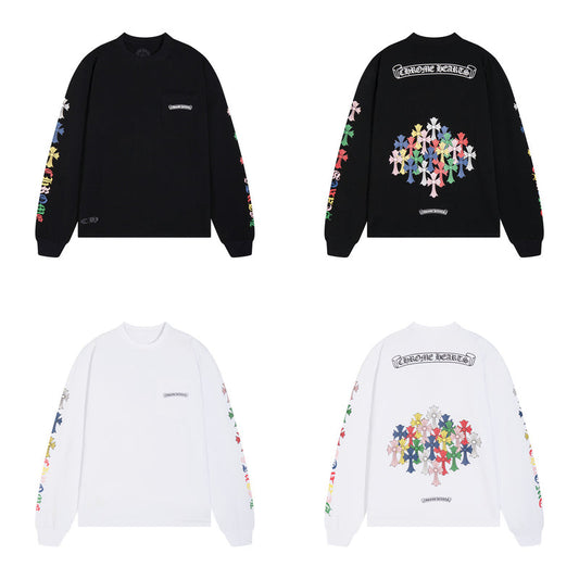 Chrome Hearts T-shirt à manches longues pour homme K8015