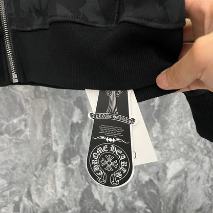 Sweat à capuche zippé Chrome Hearts K5028